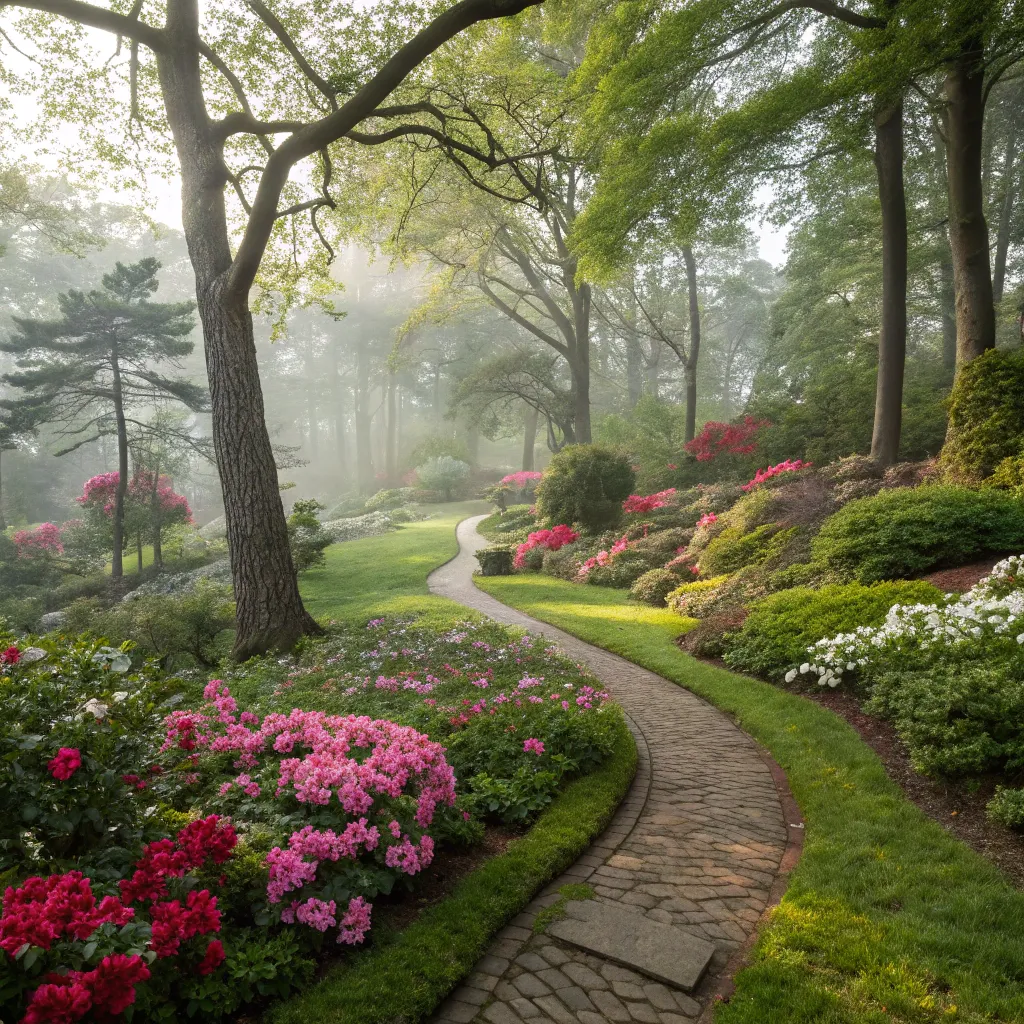 Beautiful serene garden